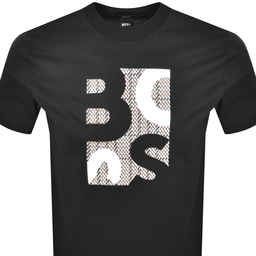 BOSS Thompson 655 T Shirt Black | Mainline Menswear Sweden